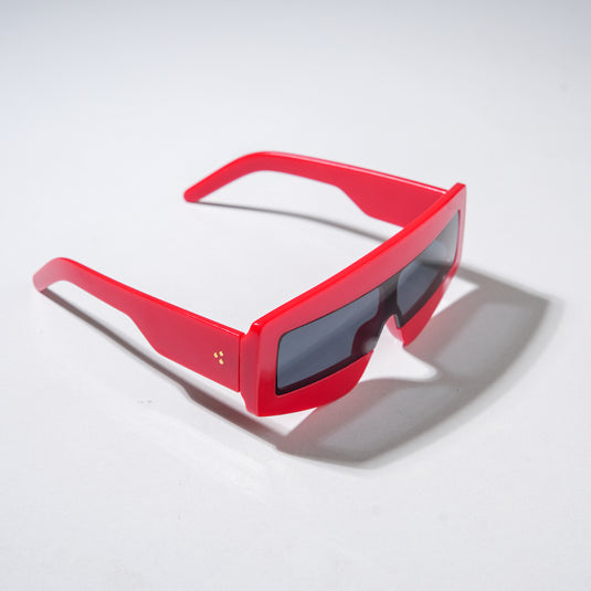 Chokore Bold Edge Trendsetter Sunglasses (Red & Black)