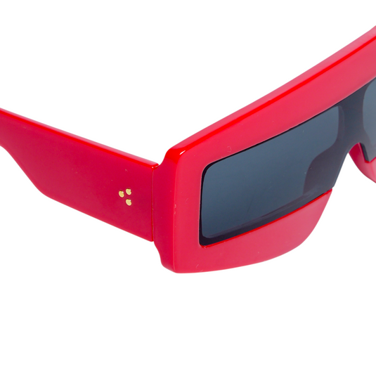 Chokore Bold Edge Trendsetter Sunglasses (Red & Black)