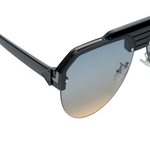 Chokore Chokore Half-frame Gradient Aviators Sunglasses(Blue & Black) 