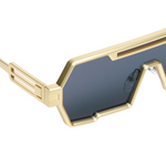 Chokore Chokore Trendy Steampunk Metal Sunglasses (Gold & Gray) 