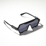 Chokore Chokore Trendy Oval Sunglasses with UV 400 Protection (Pink) Chokore Trendy Steampunk Metal Sunglasses (Black)