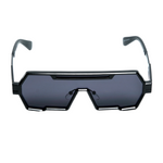 Chokore Chokore Trendy Oval Sunglasses with UV 400 Protection (Black) Chokore Trendy Steampunk Metal Sunglasses (Black)