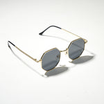 Chokore Chokore Vintage Rimless Leopard Head Curved Sunglasses (Blue) Chokore Octagon-shaped Metal Sunglasses (Gold & Gray)