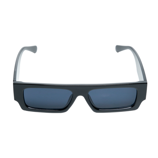 Chokore Vintage Rectangular Sunglasses (Black)