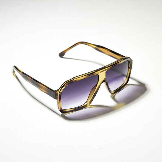 Chokore Oversized Square Sunglasses with UV400 Protection (Green & Black)