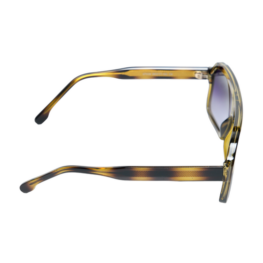 Chokore Oversized Square Sunglasses with UV400 Protection (Green & Black)