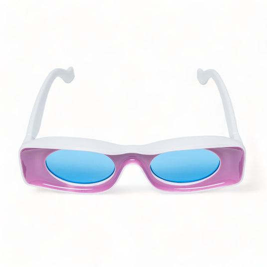 Chokore Trendy Oval Sunglasses with UV 400 Protection (Pink)