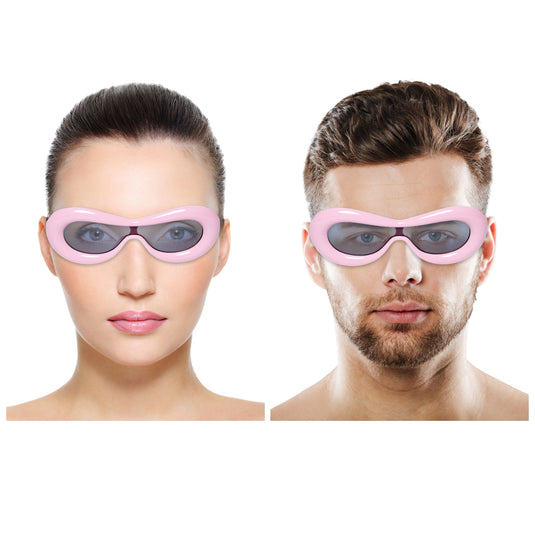 Chokore Oversized Bubble Sunglasses (Pink)