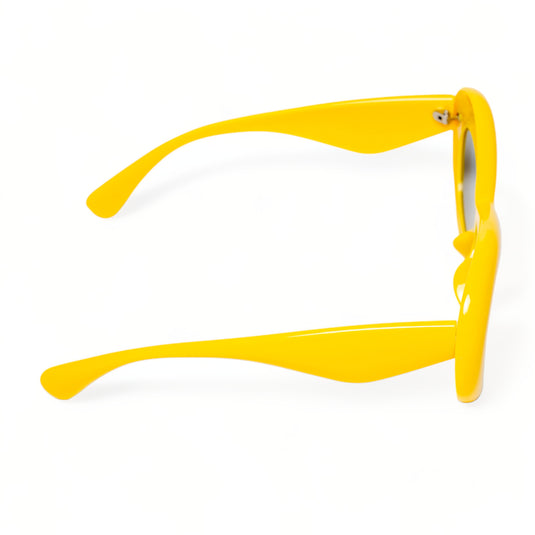 Chokore Oversized Bubble Sunglasses (Yellow)