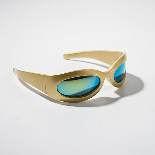 Chokore Trendy Sports Sunglasses (Golden)