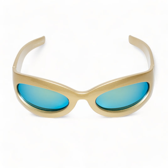 Chokore Trendy Sports Sunglasses (Golden)