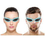 Chokore Chokore Half-frame Gradient Aviators Sunglasses(Blue & Black) Chokore Trendy Sports Sunglasses (Blue)