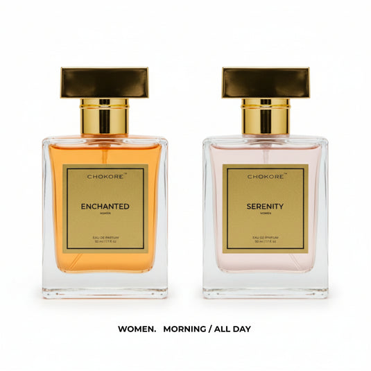 Enchanted · Serenity | 2 x 50ml Perfume For Women | (Morning / All Day)