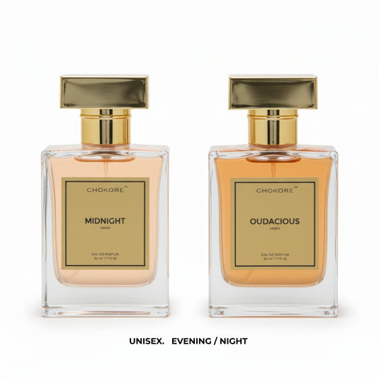 Mid Night · Oudacious | 2 x 50ml Unisex Perfume Combo | (Evening / Night)