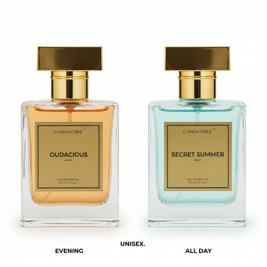 Oudacious . Secret Summer | 2 x 50ml Unisex Perfume Combo | (Morning / Evening All Day)