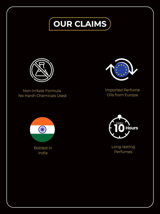 Perfume Combo Set of 4x15ml (Connection + One Desire + 100 Per Scent + Oudacious)