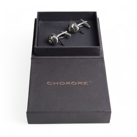 Classic Silver Knot Brass Cufflinks – Formal & Office Wear