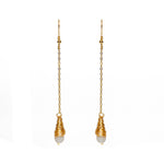 Chokore  Chokore Long Baroque Pearl Earrings