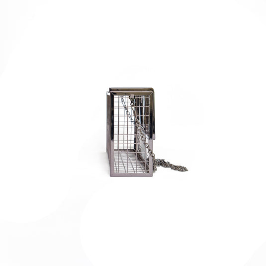 Chokore Chokore Metallic Cage Handbag (Metallic Black)