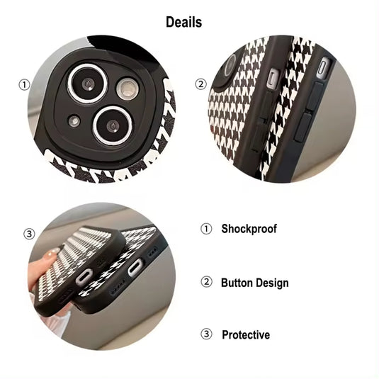 Chokore Chess Design Mobile Cover (Black & White)