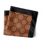 Chokore Chokore Special 2-in-1 Gift Set for Him (Indian at Heart Necktie & Bracelet) Chokore Men's Silk Pocket Square (Black, Red and Off White)