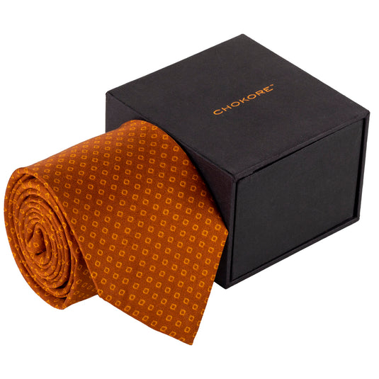 Chokore Rust Silk Tie - Indian at Heart range