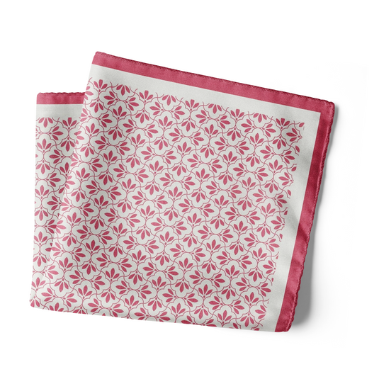 Jaali Good (Pink) - Pocket Square