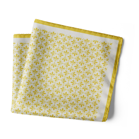 Jaali Good (Yellow) - Pocket Square