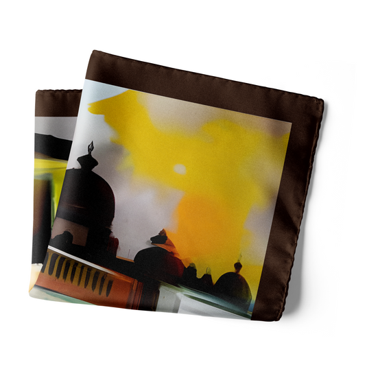 Lucknow Pocket Square From Chokore Arte Collection