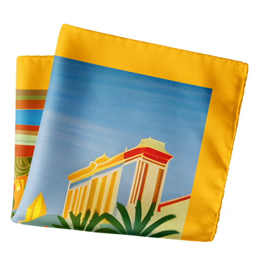 Las Vegas Pocket Square - Chokore Arte