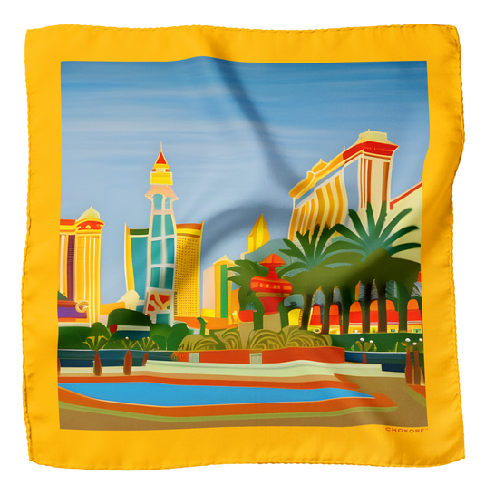 Las Vegas Pocket Square - Chokore Arte