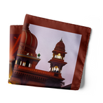 Chokore Chokore Orange & Red Silk Tie - Indian at Heart line Mysore Pocket Square From Chokore Arte Collection