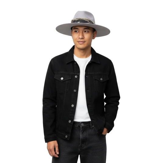 Chokore Boho Chic Fedora Hat (Grey)