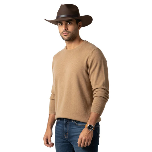 Chokore Rustic Bridlewood Cowboy Hat (Dark Brown)