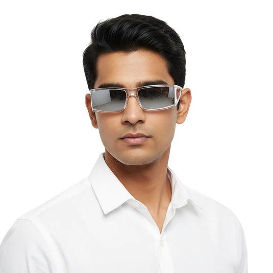 Chokore Infinity Sunglasses with UV 400 Protection (Silver)