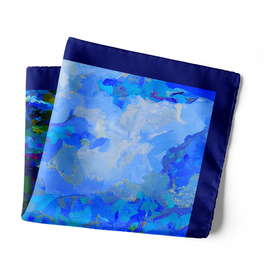 New Delhi Pocket Square From Chokore Arte Collection