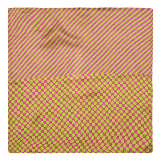 Chokore Printed Pure Silk Pocket Square