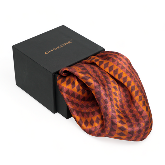 Chokore Madder Silk Pocket Square - Plaids Range