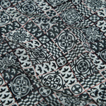 Chokore  Printed White, Black & Red Satin Silk Stole for Women