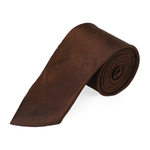 Chokore Chokore Peach Silk Tie - Solids range Chokore Rust Silk Tie - Solid line