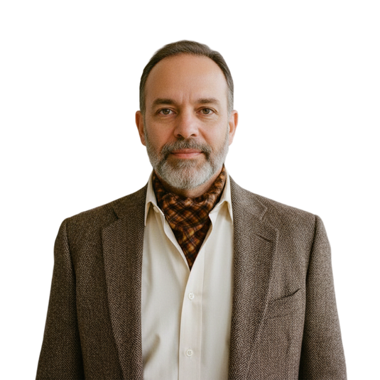 Chokore Men's Brown & Orange Silk Reversible Cravat