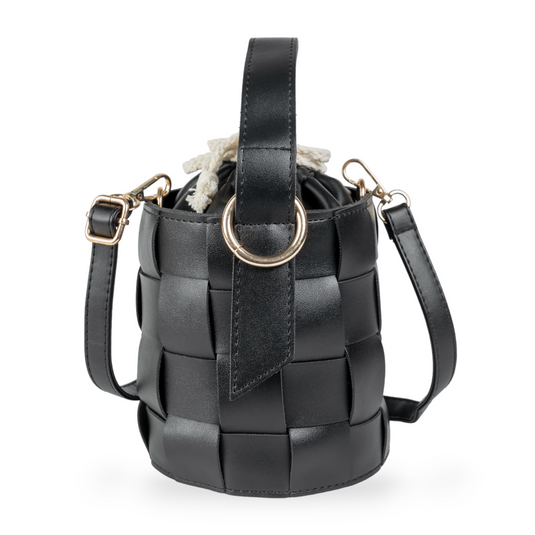 Chokore Chokore Textured Potli Handbag (Black)