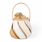 Chokore Chokore Metallic Cage Handbag (Golden) Chokore Spliced Bucket Bag (Beige)