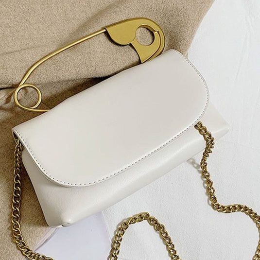 Chokore Chokore Golden Pin Sling Bag (White)