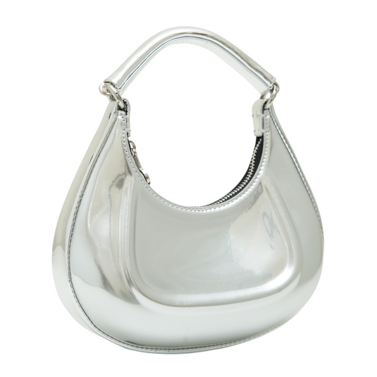 Chokore Chokore Metallic Half Moon Bag (Silver)