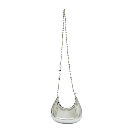 Chokore Chokore Metallic Half Moon Bag (Silver)