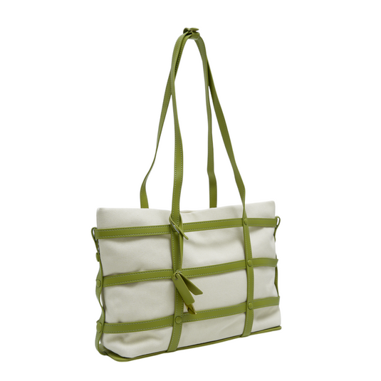 Chokore Chokore Trendy Canvas Bag with Harness (Green)