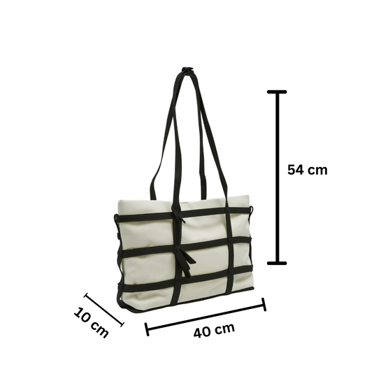 Chokore Chokore Trendy Canvas Bag with Harness (Black)