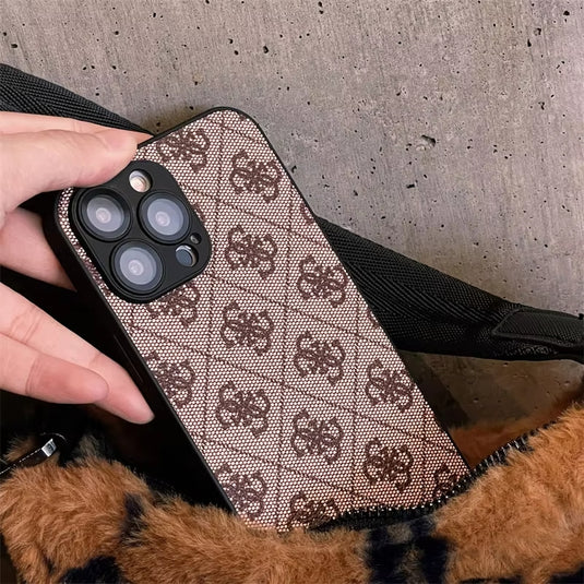 Chokore Monogram Print Cover for iPhone