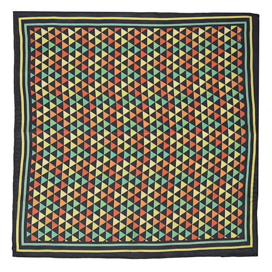 Chokore Multi-coloured Silk Pocket Square from the Plaids line